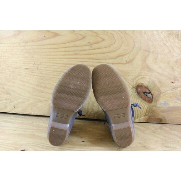 Sperry Boots Womens Duck Boots Saltwater 8M Blue Silver Shoes - Picture 6 of 7